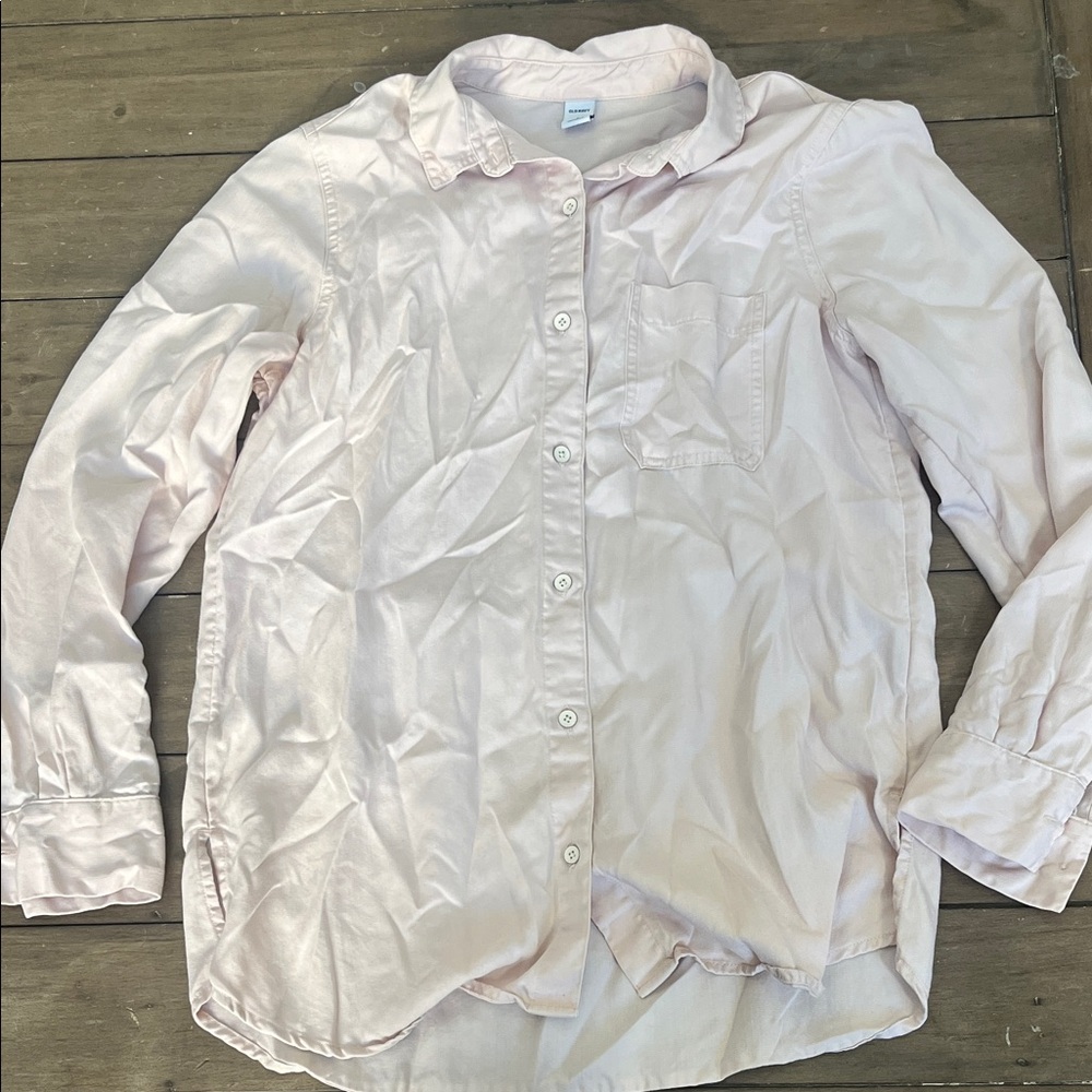 Old Navy Soft Pink  Button-Down Shirt
